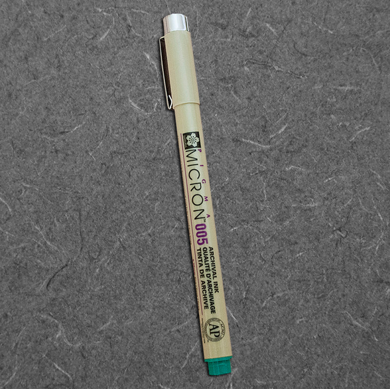 PEN-MICRON PIGMA-GREEN .005