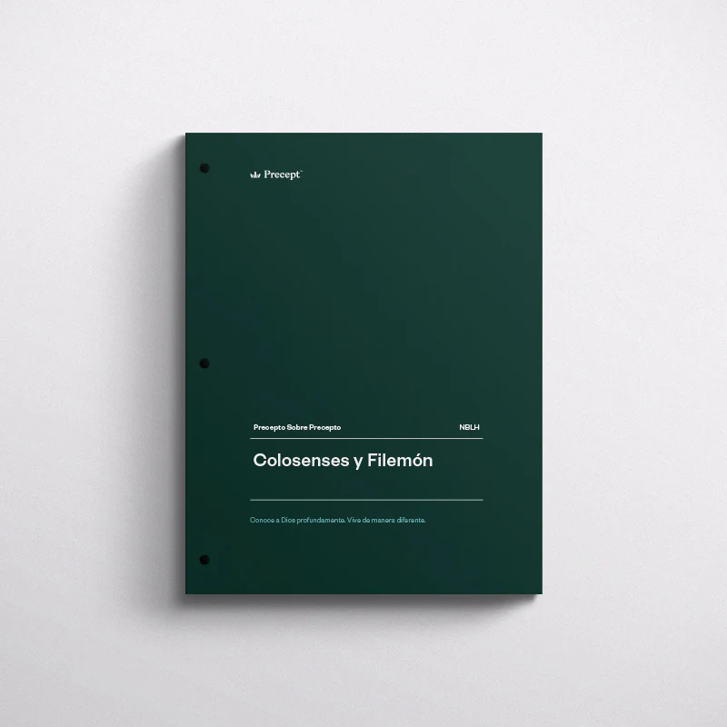 SPANISH-COLOSSIANS AND PHILEMON-PRECEPT WORKBOOK