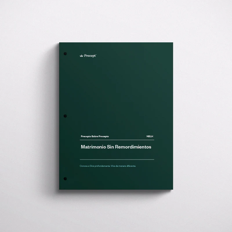 SPANISH-MARRIAGE WITHOUT REGRETS-PRECEPT WORKBOOK